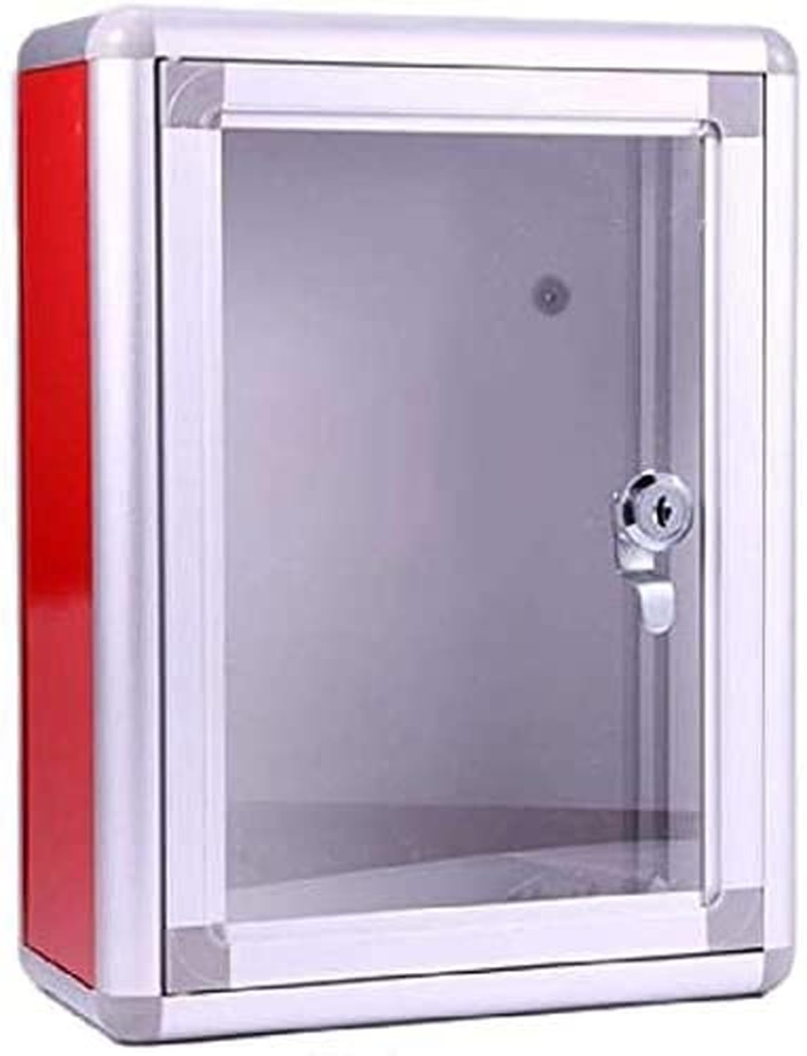 Amazon.co.jp: 片面透明 鍵付き アンケートボックス 軽量 アルミ製